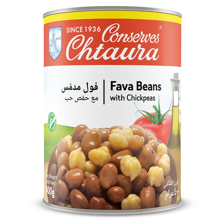 Conserves Modernes Chtaura Fava Beans Chickpeas